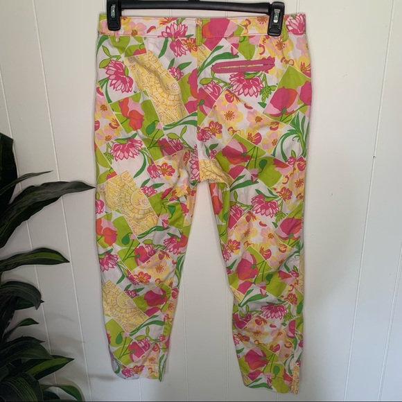 Lilly Pulitzer Mitzi Capri Fields Forever SZ 8 - Picture 8 of 12